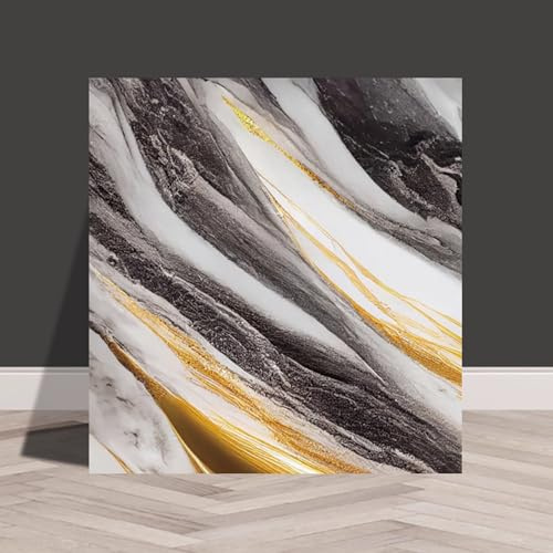 Minglez Decorative Drop Ceiling Tiles 12x12 in, Basement/Bathroom/Kitchen Ceiling Boards Wallpaper PVC, Self Adhesive Wall Panels Tile Covers for Indoors(Grey/A,2pack)