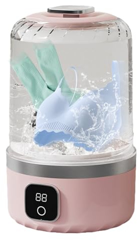 Underwear Washer Clothing Cleaning Device 3000 MAh Battery | Portable Socks Washing Machine Rechargeable Clothing Cleaning Device Clothing Cleaning Tool for Travel Dorm Hotel Business