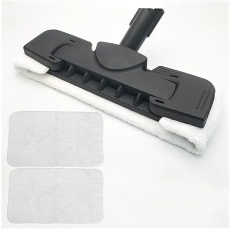 Lot de 3 lingettes absorbantes en coton for nettoyeur vapeur Karcher, pièces de rechange compatibles avec les aspirateurs robots Karcher SC1/SC2/SC3/SC4/SC5/CTK10/CTK20
