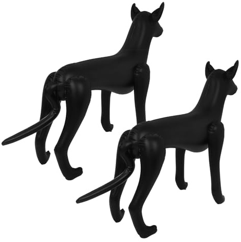 Supvox 2stücke Schaufensterpuppe Hund Aufblasbar Hunde-schaufensterpuppe Aus PVC Hunde-präsentationsständer Für Tierbekleidung Geeignet Für Ladentheken Festivals Und Partys