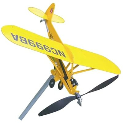 BESTonZON Banderuola da Patio in Metallo Resistente, Decorazione Segnavento Creativa a Forma di Aereo, Indicatore di Direzione del Vento per Giardino e Tetto, Facile Installazione, Uso