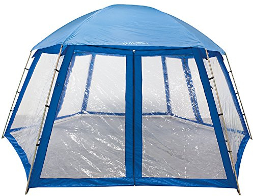 Miganeo Premium-Pavillion 500x433x250 cm zb. für Pool Zelt Metall Partyzelt Gartenpavillion PP93004