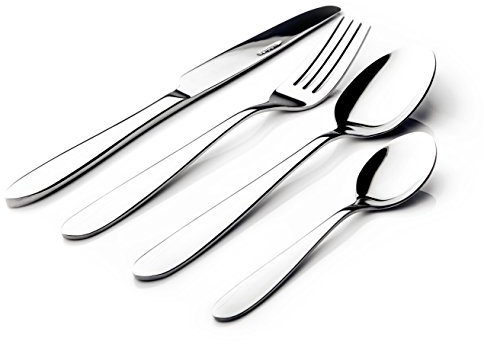 Sabichi Arch Cutlery Set, Stainless Steel, Silver, 6.3 x 20 x 27 cm