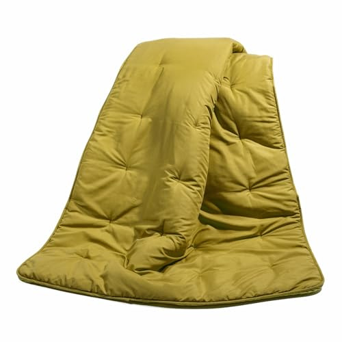 CALEFFI Scaldotto - Plaid Divano e Letto 130x170 cm Morbida Microfibra Calda Avvolgente, Copridivano e Copriletto Trapuntato Artigianale e Lavabile, Coperta Copri Divano e Copri Letto Ottimo Comfort