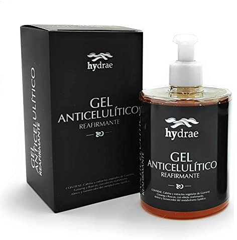Hydrae Crema Anticelulítica Reductora Potente 500 ml - CAFEÍNA y Extracto de Guaraná - Reductor de Celulitis y Grasa - Eliminar Celulitis en Piernas y Glúteos - Fórmula Rápida Absorción - Uso Diario