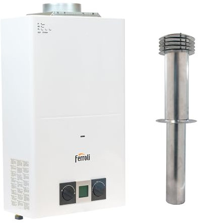 Static Caravan Ferroli Pegaso 11 Litre Lpg Water Heater with Flue Cointra CPA 11