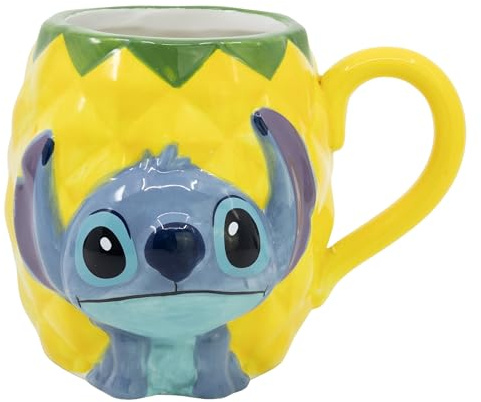 Stor Tasse Stitch en céramique en forme 3D de 190 ml dans une boîte cadeau