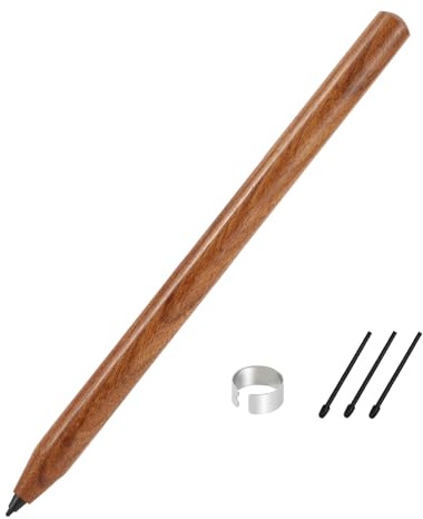 Wooden EMR Stylus for Remarkable 2 Pen Replacement, Digital 2 Stylus Alternative Marker Plus, 4096 Pressure Levels, Palm Rejection, Digital Pen for Remarkable 1/2 Tablet/Kindle (with 3 Pen Tips)