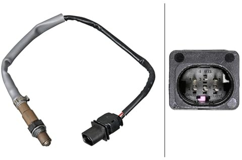 HELLA 6PA 358 221-531 Lambdasond - 6-polig - Kabellängd: 445mm