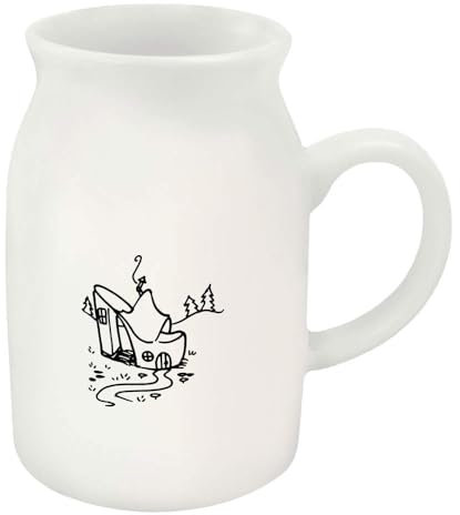 Azeeda 300ml 'Quirky House' Ceramic Milk Jug (MJ00012145)