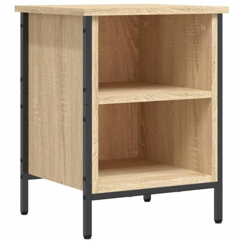 HETFTJN Flurschrank Schmal Shoe Rack Cabinet Shoe Cabinet Camping Schrank - Schuhregal Sonoma-Eiche 38x35x50 cm Holzwerkstoff für Hauswirtschaftsraum Schlafzimmer Wohnbereich Eingangshalle