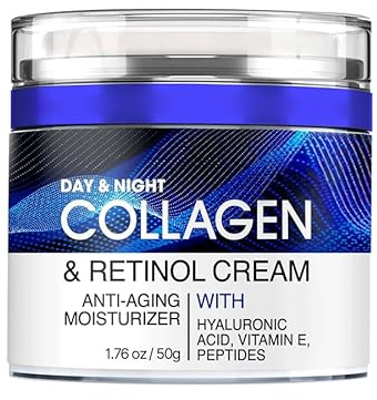 Bodylife Face Moisturizer Cream, Anti Aging Neck Firming Cream, Collagen Day & Night Face Cream with Nicotinamide Acid for Women & Men 1.76oz