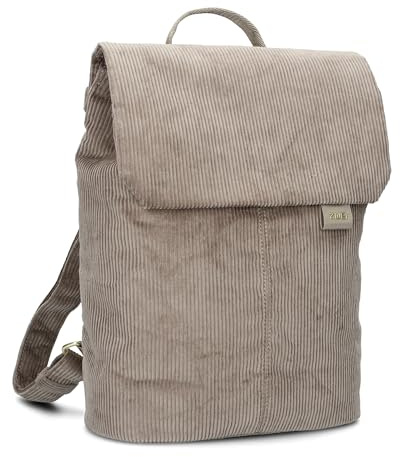 Zwei Damen City-Rucksack Mademoiselle.M MR13 Tagesrucksack 7 Liter, gepolstertes Laptopfach, Magnet-Verschlussklappe, Hauptfach mit Reißverschluss, Rückenpolsterung, klassisch-elegant