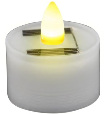 Genérico Velas Solares para Exterior Resistentes al Agua - Velas Sin Llama con Efecto Parpadeo - Suministros De Iluminación Para Halloween Bodas Restaurantes Camping Picnic