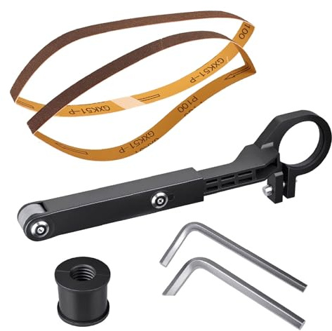 Molinillos de acero resistente a lijadoras convertidores, accesorio perfecto para tareas detalladas de lijado y pulido, accesorio de máquina de molienda de carpintería