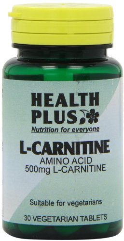 Health Plus L-Carnitine 500mg Energy and Weight Control Supplement - 30 Tablets