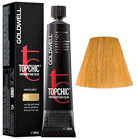 Goldwell Topchic hårfärg 9G ljus-ljus-guldblond, 1-pack (1 x 60 ml)