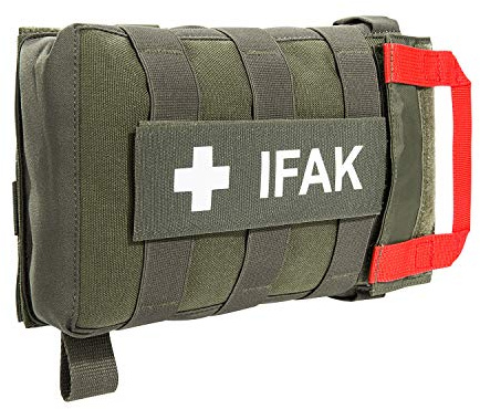 Tasmanian Tiger TT IFAK Pouch VL L Molle-kompatible Erste Hilfe Set Gürtel-Tasche mit Klett-Rückseite leer für Wandern Outdoor Reise Polizei-Dienst