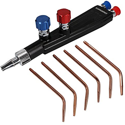 Lightweight Welding Torch & Tips Sheet Metal Oxy Acetylene Gas 0.9-5.0mm