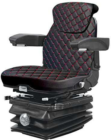 Binbir Trend universeller Traktorsitzbezug für Schranktraktoren und Gabelstapler, Camuflage-Muster, 4 Farben (schwarzes Vinyl (C3T-101))