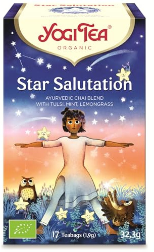 YOGI TEA STAR SALUTATION 17infusiones – infuso alle erbe per momenti di relax, si gusta calda per un momento di relax ed è indicato per chi predilige prodotti efficaci e pratici da usare ogni giorno.