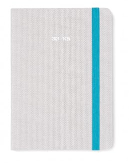 Letts of London Raw Schülerkalender 2024/2025, A6, Wochenansicht, Grau