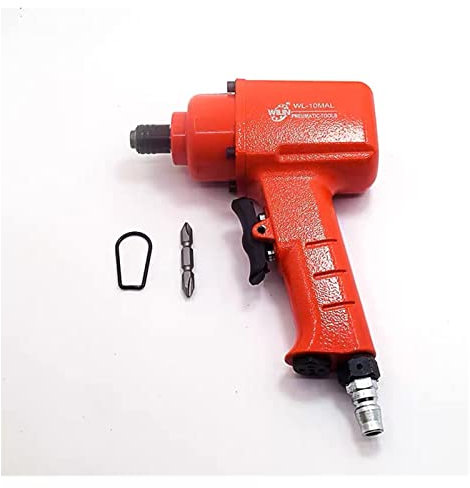 Ensemble de burins à marteau pneumatique Outils pnuématiques Outils d'air Tournevis d'air puissant Outils puissants Double marteau Hammer Air Clé Tournevis de style Gun 10h Léger, compact