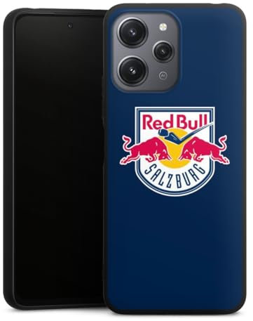 DeinDesign Premium Silikon Hülle kompatibel mit Xiaomi Redmi 12 Handyhülle schwarz Case EC Red Bull Salzburg Offizielles Lizenzprodukt Eishockey