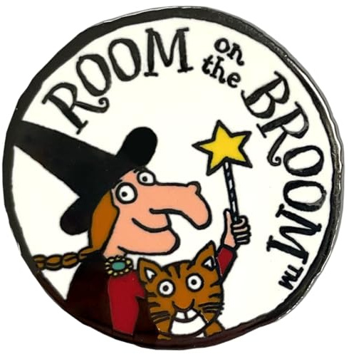 Pawprint Family | Room on the Broom Logo Enamel Pin Badge | Julia Donaldson and Axel Scheffler's Room on the Broom Official Merchandise