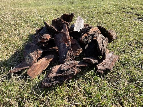 Generisch Pinienrinde 10-30, 30-70 und 70-100 mm Rindenmulch Pinien Rinde Bodenabdeckung 50 L Sack dekorativer Bodenbelag Gartenrinde Premium Dekor Neu (70-100 mm)