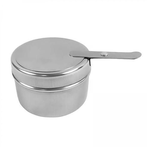 MagiDeal 2x Stainless Steel Fuel Holder Buffet Warmer Anti Scald Chafing Dish Buffet Set for Camping Trips Kitchenware Cooking Utensil