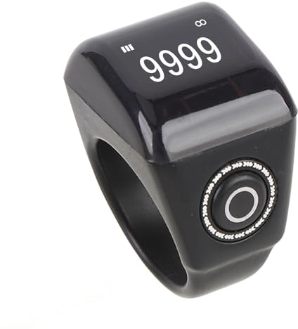 Fafeicy Digital Finger Counter Smart IP67 Regensicher Aufladbar Elektronischer Tally -Clicker -Zähler für Sport, Fitness Enthusiasten, Kunststoff (20MM)