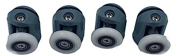 Roulette Douche Poulies de cabine for salles de douche, rouleaux de salle de douche, coureurs, roues, diamètre 20mm/22mm/23mm/25mm/27mm, 4 à 8 pièces/ensemble Roulette Porte Coulissante Douche(4pcs up