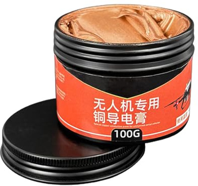 Grasso al rame per alte temperature – Pasta conduttiva anti-grippaggio da 100 g | Lubrificante per cuscinetti e mozzi ruota e pastiglie freno | Grasso resistente al calore | Adatto per interfacce di c