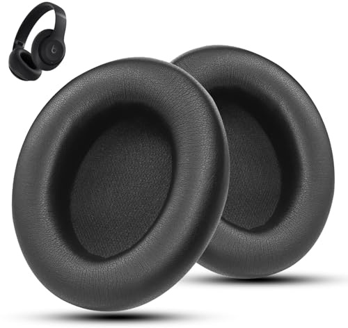 Wzsipod Cuscinetti auricolari di ricambio per cuffie Beats Studio Pro Wireless con cancellazione del rumore, cuscinetti auricolari di ricambio in morbida pelle proteica, schiuma isolante dal rumore
