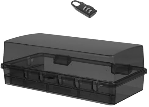 HAMPPLIES Boîte Dérivation Étanche Protection Multiprise Extérieure Boîtier Anti-éclaboussures Portable pour Prise Électrique Protection Câbles Sécurité Extérieure