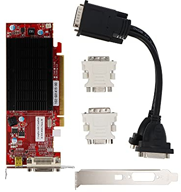 VisionTek Produits Radeon 6350 SFF 1 Go DDR3 3M DMS59 avec 2 adaptateurs DVI-I vers VGA 900456