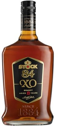 Stock 84 XO, Brandy con 8 anni di Invecchiamento in Botti di Rovere, Distillato in Italia - Bottiglia da 700 ml