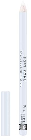 Rimmel London Soft Khol Eye Pencil, Pure White - 1.2 g