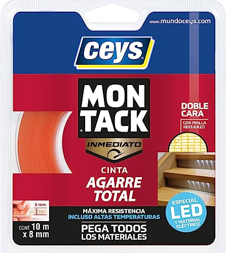ceys - Montack a.t - Cinta especial leads - Multicolor - 10 M x 8 MM