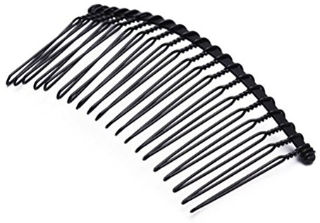 Frcolor 10pcs cheveux peigne Broche Vintage Accessoires fer pour femme Lady bricolage cheveux coiffure Black
