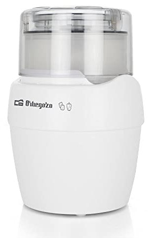 Orbegozo MC 4550 - Picadora eléctrica de alimentos, libre de BPA, 0,6 litros de capacidad, accionamiento mediante presión, 800 W de potencia