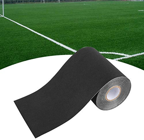 Cafopgrill Cinta Adhesiva para césped Artificial de 150 mm * 10 m Cinta Adhesiva para césped Alfombra Adhesiva de Hierba para césped (2 Colores)(Black)