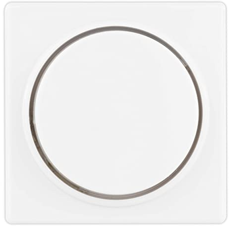 REV 0236700106 Quadro, dimmer cover, knob for controller, white