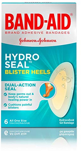 Band-Aid Hydroseal, Blister Heels, 6 Count