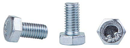 60 Stück DIN 933 Stahl Sechskantschrauben M8 x 20 mm, Sechskantschrauben Vollgewinde, Sechskantkopf (60, M8 x 20 mm)