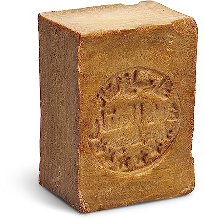 Jumana Alepposeife, Olivenseife, 5% Lorbeeröl - 95% Olivenöl, Dermatest sehr gut, 1 X 200g traditionelle Seife für Haut und Haar