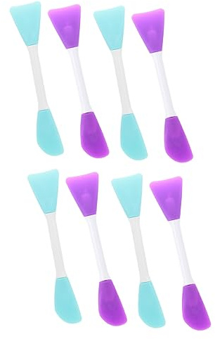 CIMAXIC 8pcs Professional Mixing Spatulas Paint Scrapers for Artists Textured Art Supplies Stencil Spatula Double-end Tools