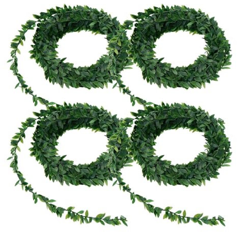 Ghirlanda Di Foglie Da 30 M, Rattan Decorativo Per Esterni, Ghirlanda Di Edera, Rattan Pensile Da Giardino