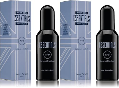 Milton-Lloyd Essentials No 9 - Parfum pour Hommes - Eau de Parfum 50ml (Lot de 2)